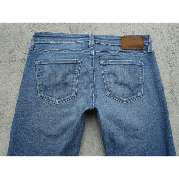 Big Star 1974 Jeans Women's 27 Low-Rise Rikki Cropped 25.5" Inseam Distressed - Picture 14 of 16